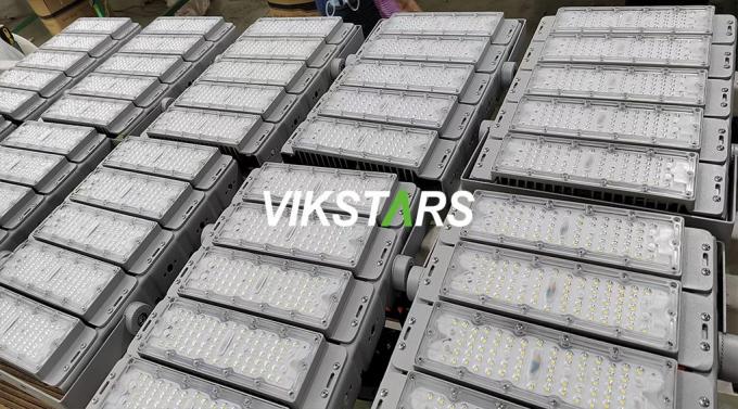 50W 100W 150W 200W 250W 300W Module High Mast Flood Lights Ánh sáng sân bóng đá ngoài trời 17