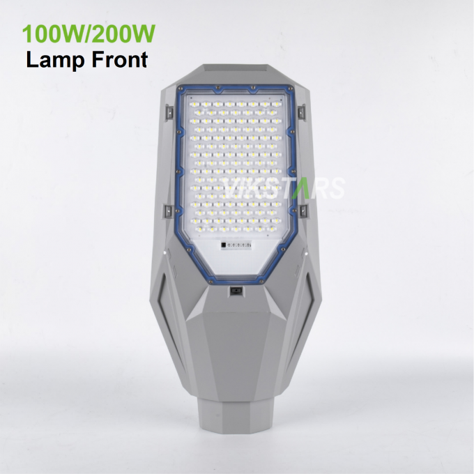 Hai trong một đèn đường năng lượng mặt trời 100w 200w 300w 400w Aluminium thiết kế cổ điển bán nóng đèn năng lượng mặt trời 3