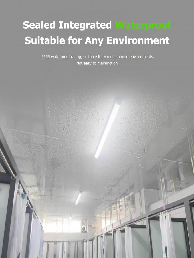 Giá rẻ hơn 36W đèn LED tuyến tính ống ba bằng chứng cho bãi đậu xe nhà để xe chống nước 1200mm 1