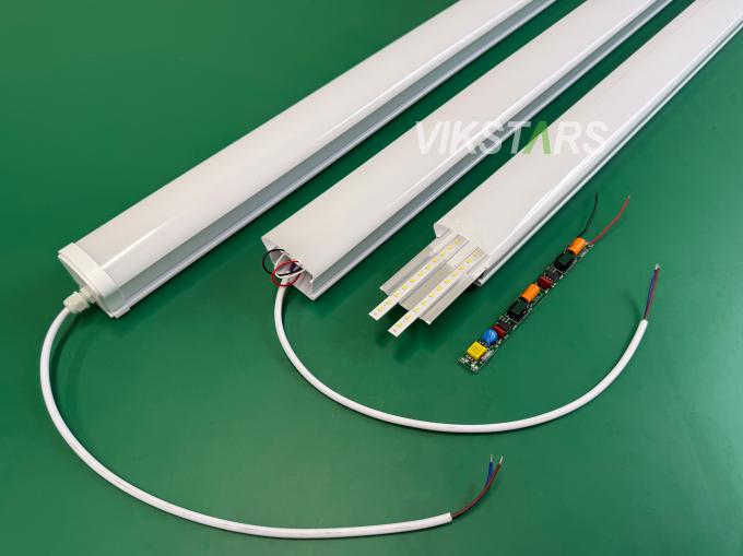 Giá rẻ hơn 36W đèn LED tuyến tính ống ba bằng chứng cho bãi đậu xe nhà để xe chống nước 1200mm 11