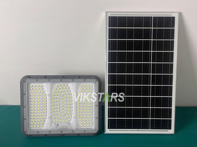 Đèn pha năng lượng mặt trời bán chạy 100W 200W 300W 400W với ống kính PC, đèn chiếu sáng ngoài trời nông thôn IP65 chống nước, đèn vườn năng lượng mặt trời 5