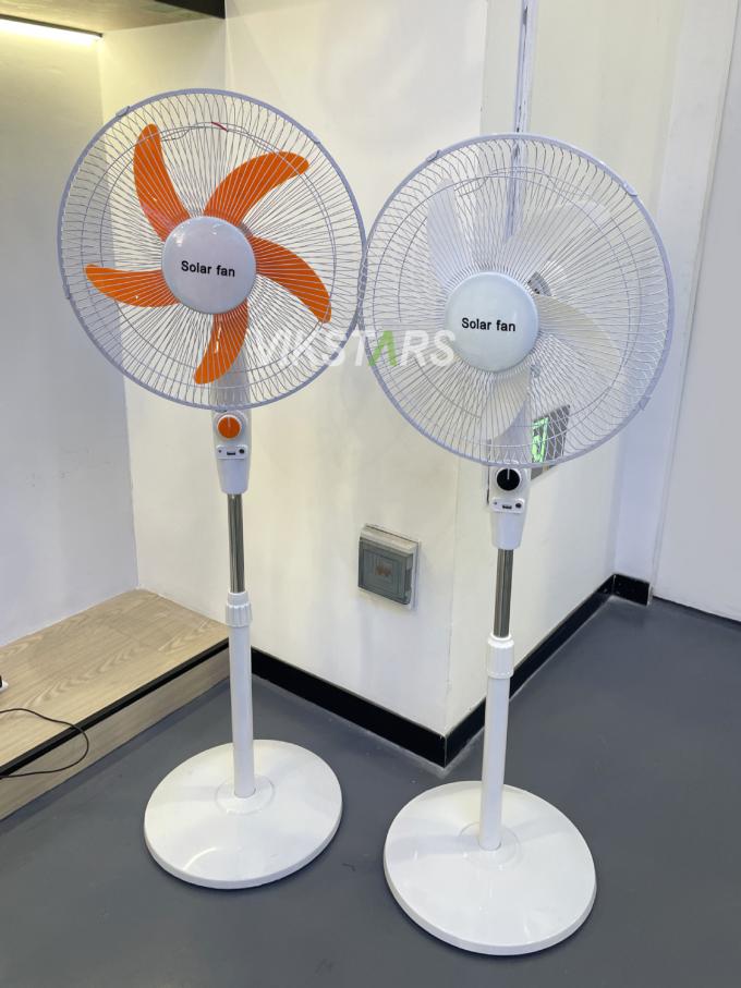 Quạt đứng năng lượng mặt trời 16 inch, chạy bằng năng lượng mặt trời, dùng cho cắm trại và gia đình 9