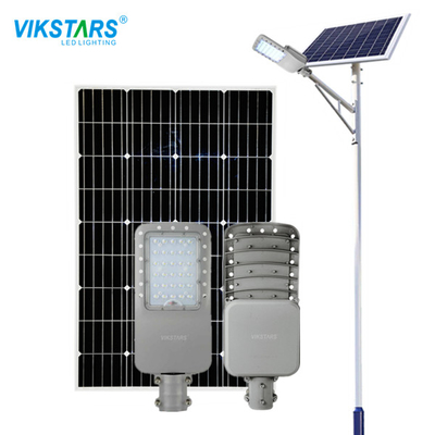Mua SMD3030 100 Watt Đèn đường năng lượng mặt trời IP65 Ngoài trời chống thấm nước 6000K Màu trắng lạnh sản xuất trực tuyến