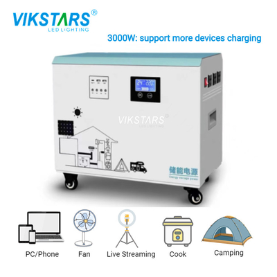 Mua Màu trắng Trạm phát điện di động 3000W Trạm lưu trữ năng lượng để sạc ngoài trời sản xuất trực tuyến