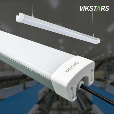 Mua Ánh sáng tuyến tính LED treo 72W IP65 120lm / W Tiết kiệm năng lượng cho hội trường nửa kín sản xuất trực tuyến