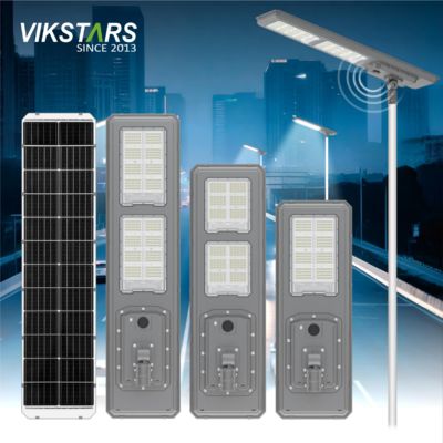 Mua Đèn đường mặt trời hai chiều mới IP66 đèn vườn mặt trời LED 600W 900W Tất cả trong một đèn cảnh quan mặt trời sản xuất trực tuyến