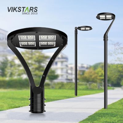 Mua Đèn đường vườn LED 100W với cánh tay đơn đôi cho Villas Park Garden Landscape sản xuất trực tuyến