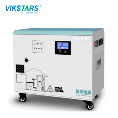 Trạm năng lượng mặt trời di động 3000w Sạc AC cho hệ thống cắm trại ngoài trời