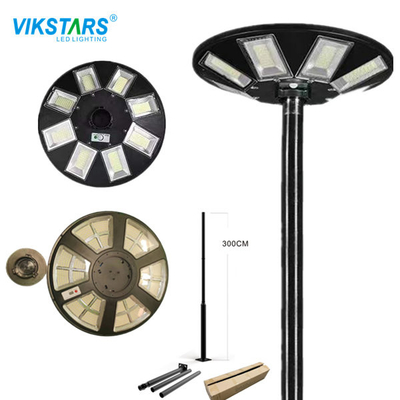 Chiếu sáng công viên Đèn sân vườn năng lượng mặt trời công suất cao 300W 120deg với đèn Led 780 chiếc
