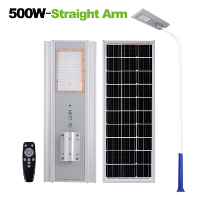IP66 500W 700W đèn đường mặt trời tích hợp cho đường phố chính với điều khiển từ xa đèn đường mặt trời nhôm
