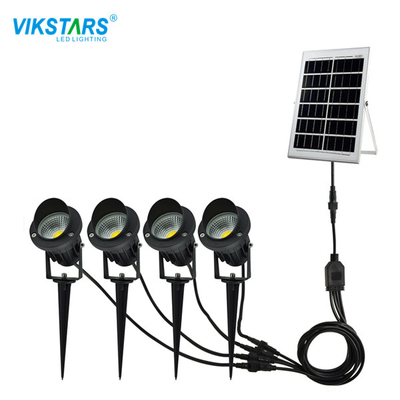COB 5W Tiết kiệm năng lượng Đèn sân vườn chạy bằng năng lượng mặt trời D60mm H260mm