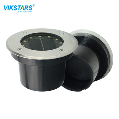 Đèn LED năng lượng mặt trời 6V / 0.6W Ánh sáng ngầm 300lm đến 480lm Thép không gỉ