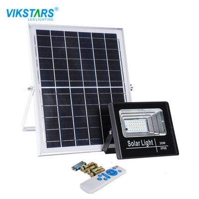 Đèn pha năng lượng mặt trời cánh tay nhôm IP66 100w 200w 300w cho chiếu sáng sân vườn